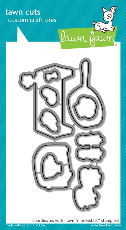 Lawn Fawn Love 'N Breakfast - Lawn Cuts Custom Craft Dies