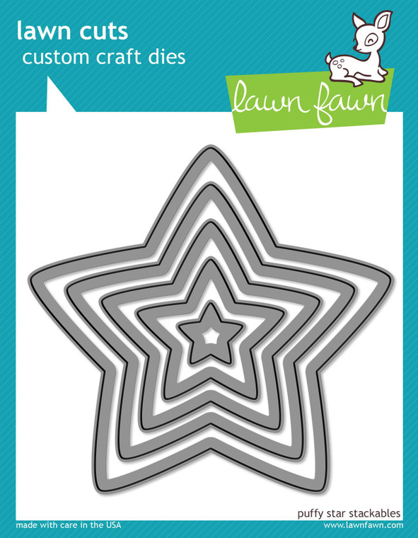 Lawn Fawn Puffy Star Stackables Custom Craft Dies