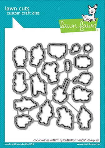 Lawn Fawn Tiny Birthday Friends - Lawn Cuts Custom Craft Dies