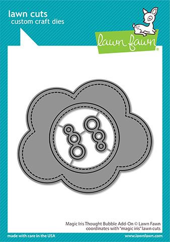 Lawn Fawn Magic Iris Thought Bubble Add-On Custom Craft Dies