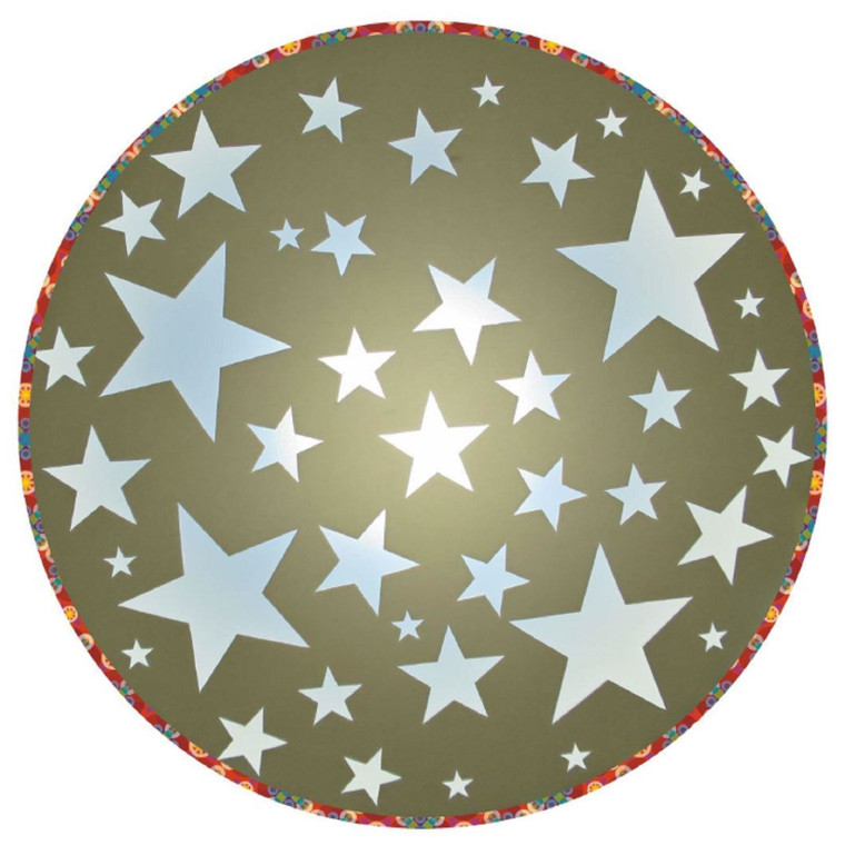 White Lampshade Diffuser 25cm - Stars