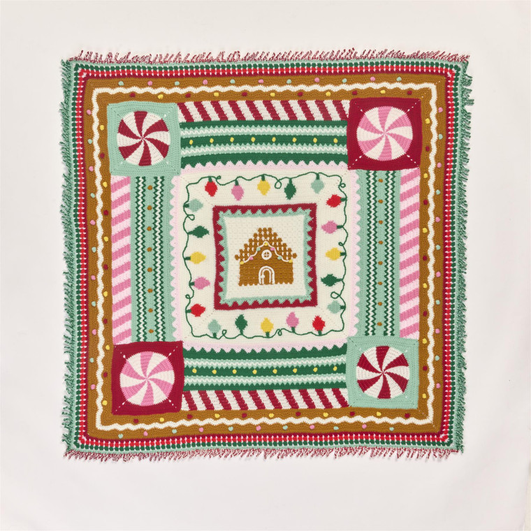 Sirdar Gingerbread Christmas CAL Blanket Crochet Along 2024, YARN BUNDLE ONLY