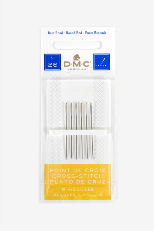 DMC Cross Stitch Needles Size 26. Damaged Packaging.