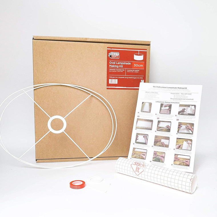 Needcraft 30cm Oval Lampshade Making Kit. Damaged packaging