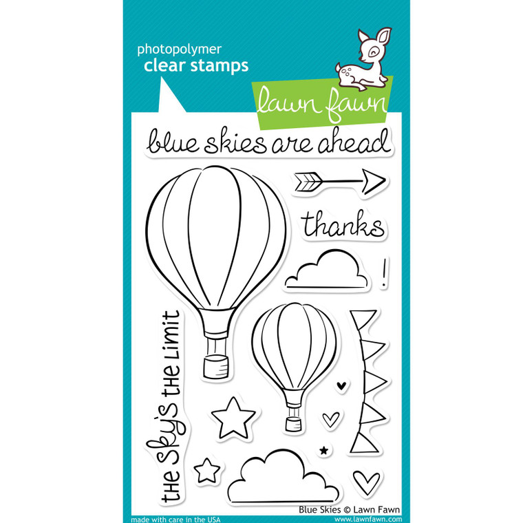 Lawn Fawn Blue Skies Stamps