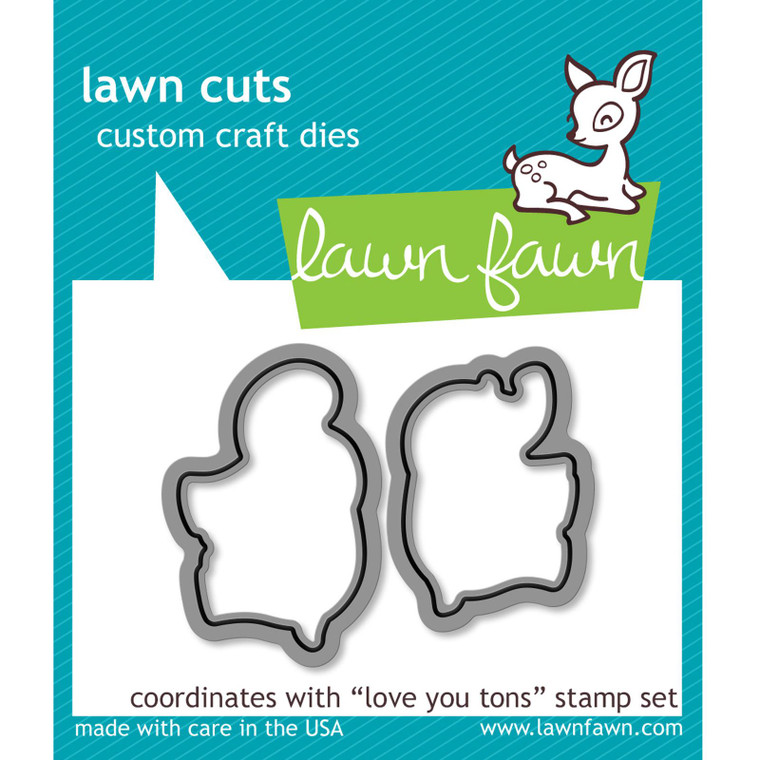 Lawn Fawn Love You Tons Die
