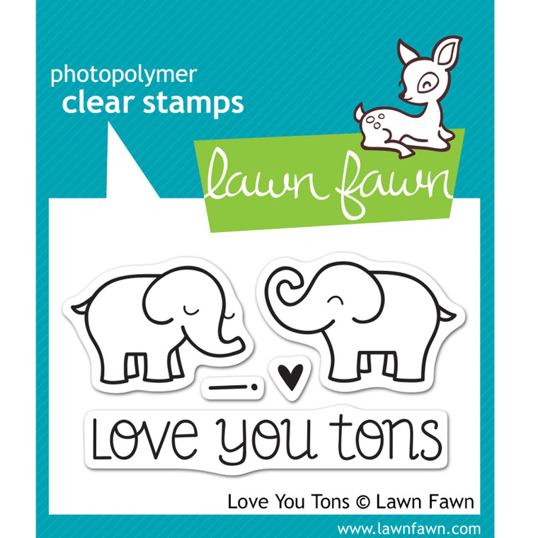 Lawn Fawn Love You Tons Stamps