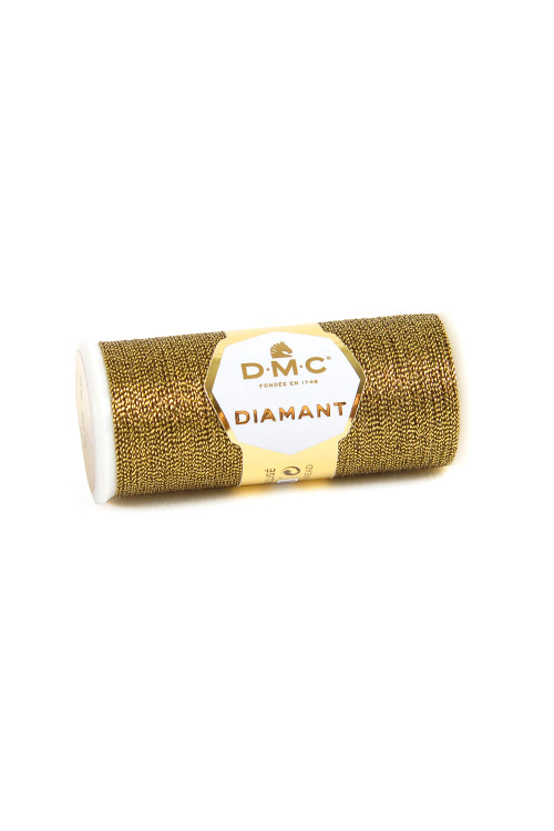 DMC Diamant Metallic Thread 35m Col D140 Black Gold Art & Craft