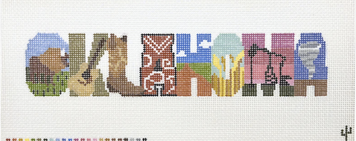 Cactus Needlepoint State