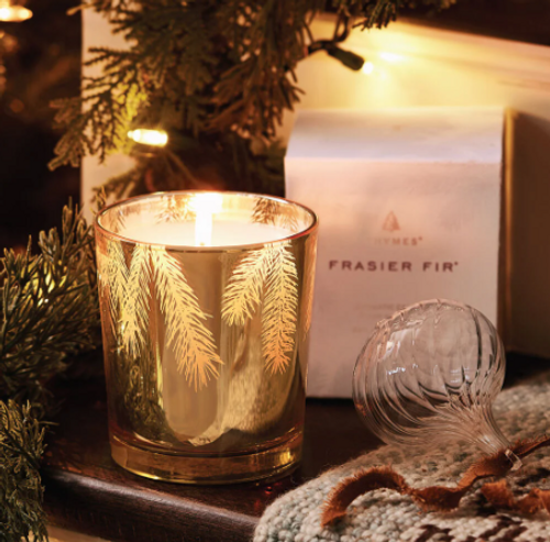 Thymes - Frasier Fir Candle - Gilded Pour - 13 oz