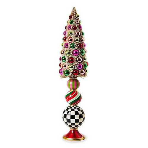 MacKenzie-Childs - Granny Kitsch Bottle Brush Pedestal Tree