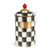 MacKenzie Childs Enamel Canister Courtly Check Medium