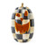 Mackenzie Childs - Courtly Check Illuminated Jack O'Lantern Tall