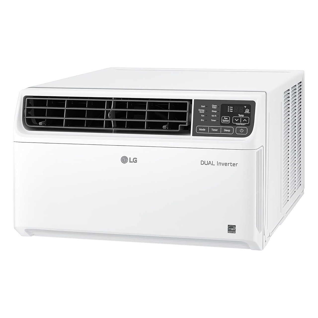 6,000 BTU Dual Inverter Smart Window Air Conditioner left angle