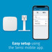 Easy setup using the Sensi mobile app Easy setup using the Sensi mobile app