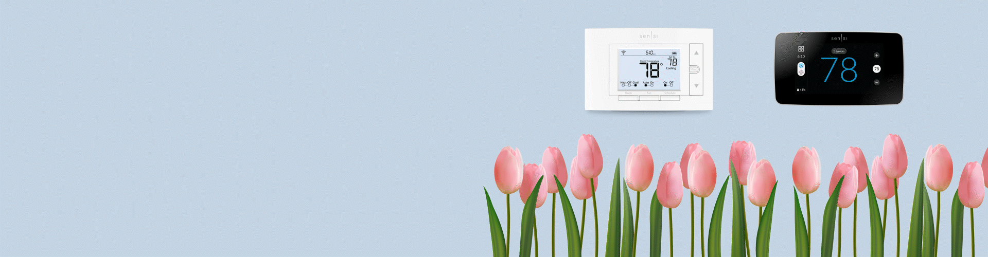 Set your summer to savings: Sensi&trade; smart  thermostats as low as $0*