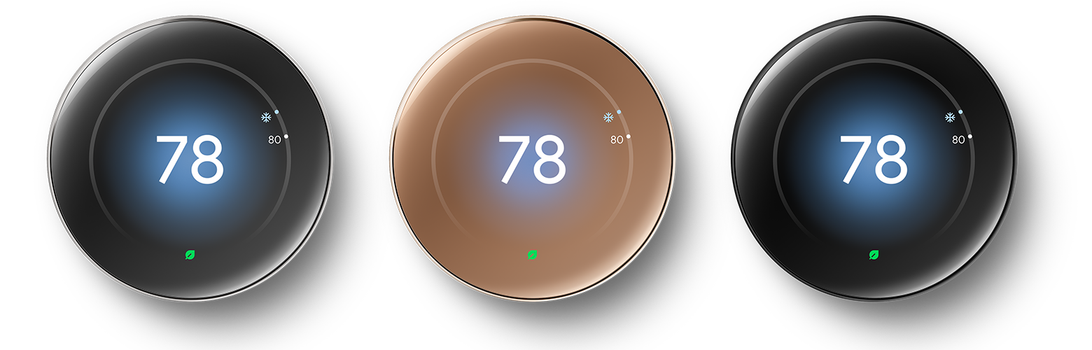 ecobee smart thermostat with sensor side by side