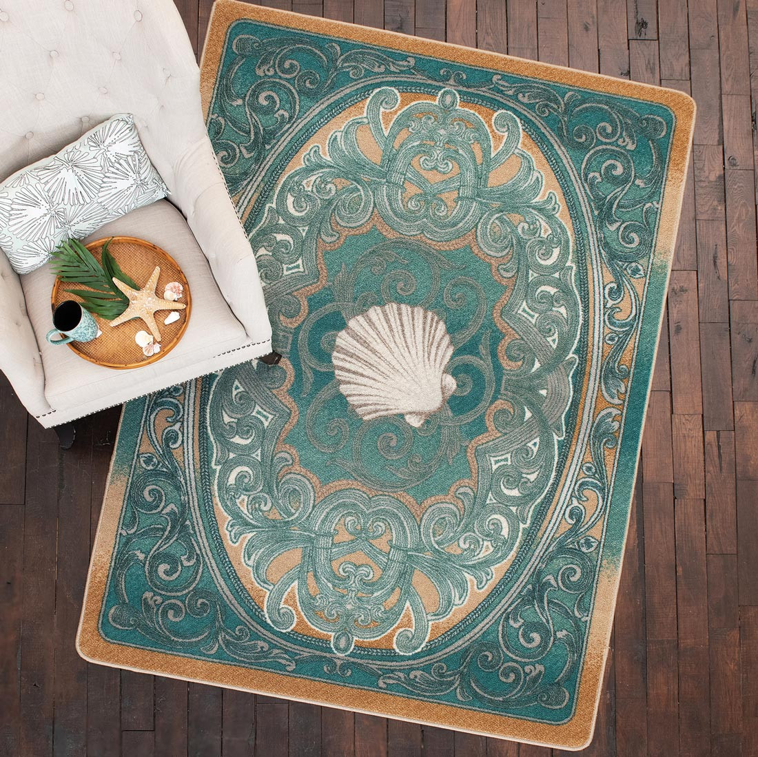 Nautical Area Rugs | Beach Themed Rugs | Coastal Area Rugs