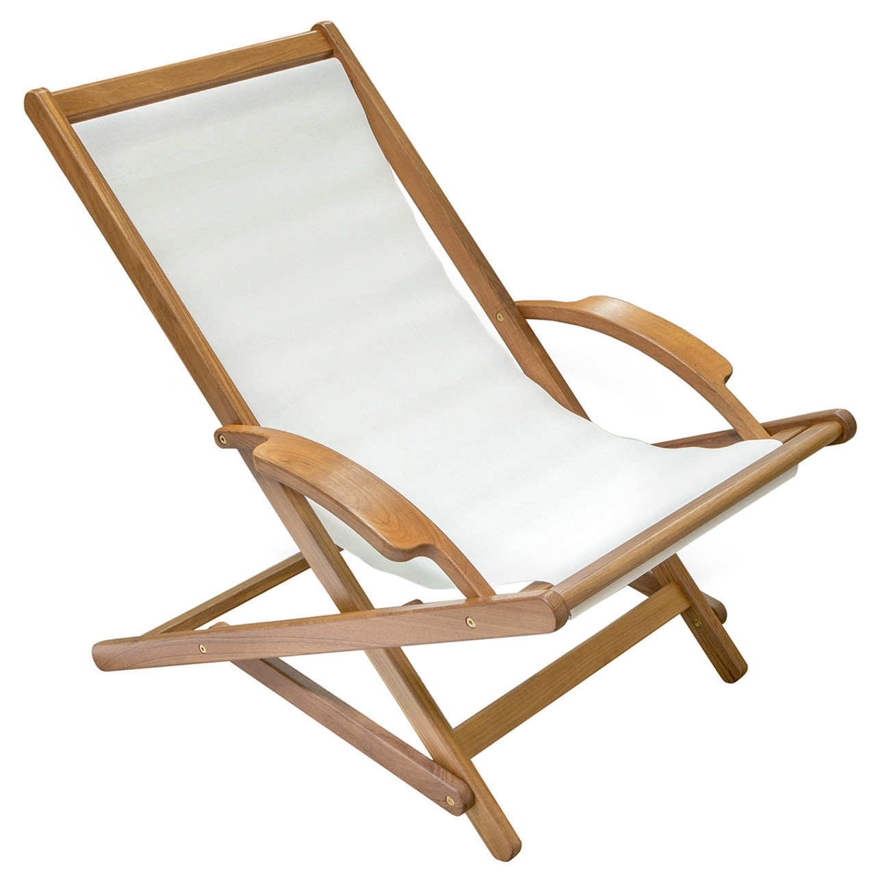 teak sling chair outdoor