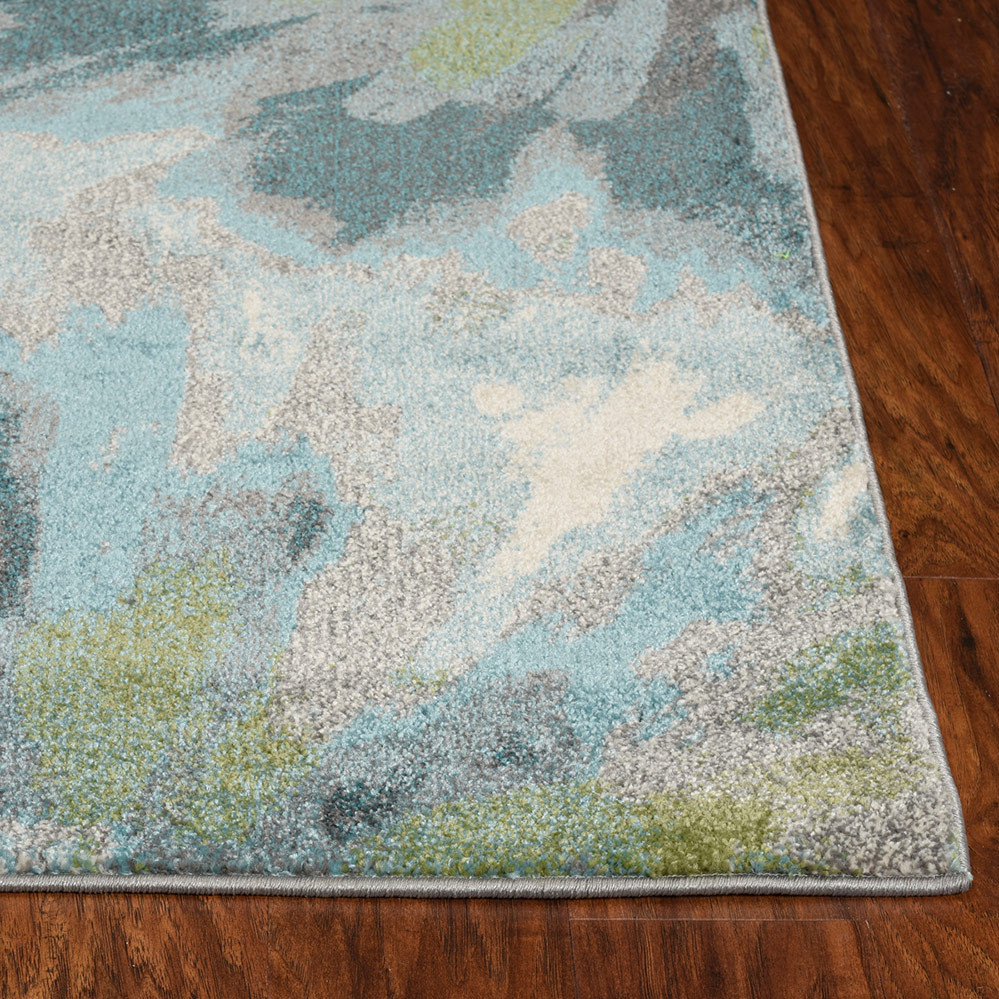 Lagoon Splash Rug - 8 x 11 | Bella Coastal Decor