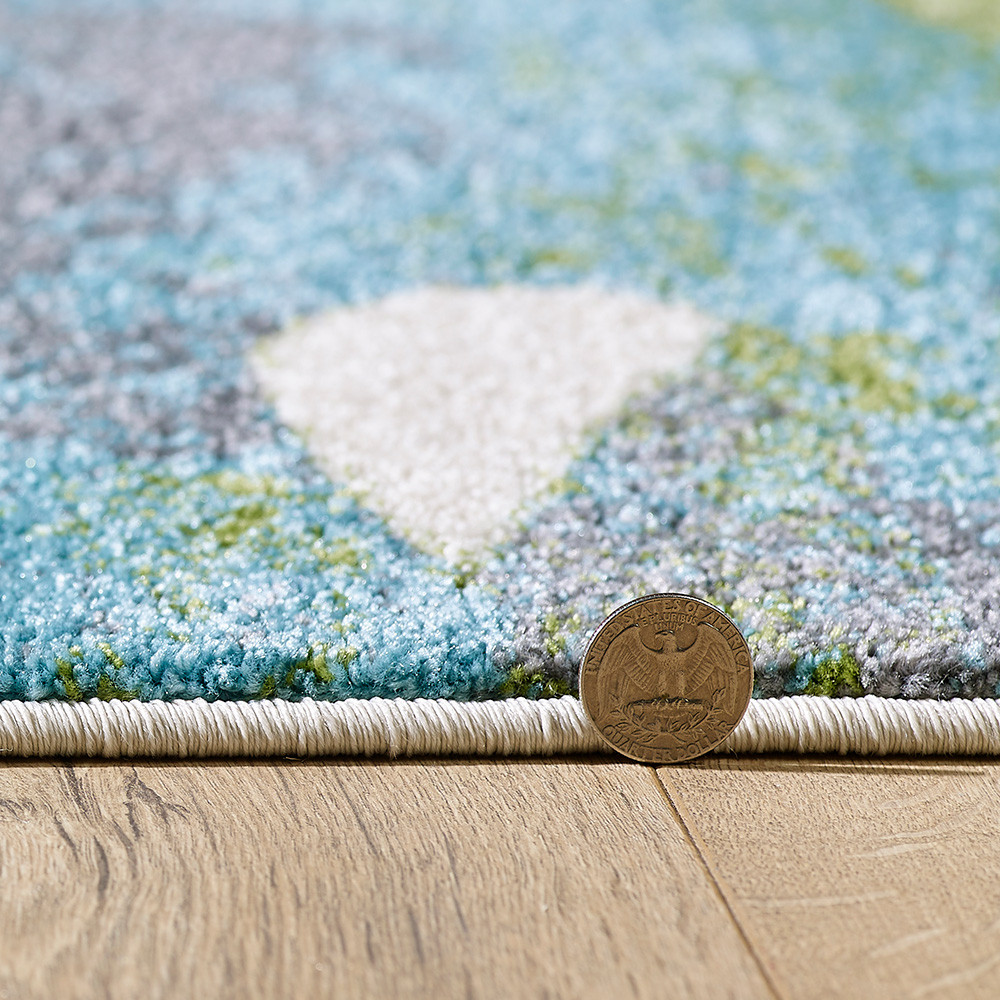 Kauai Flowers Rug 10 x 13 Bella Coastal Decor