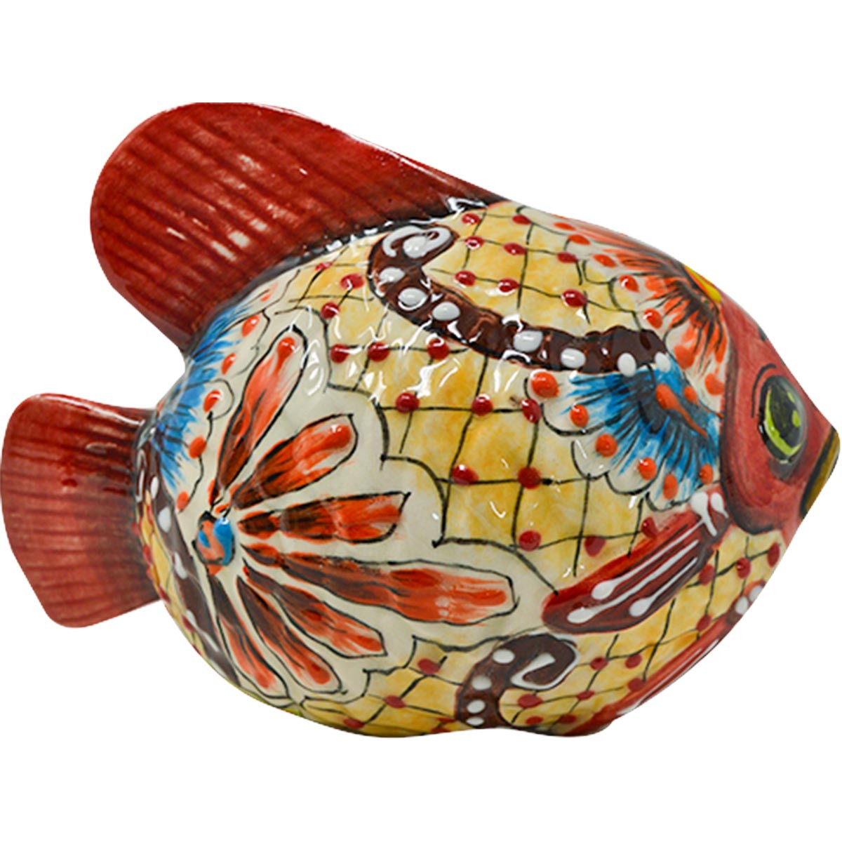 Bimini Island Pufferfish Sculpture Bella Coastal Decor