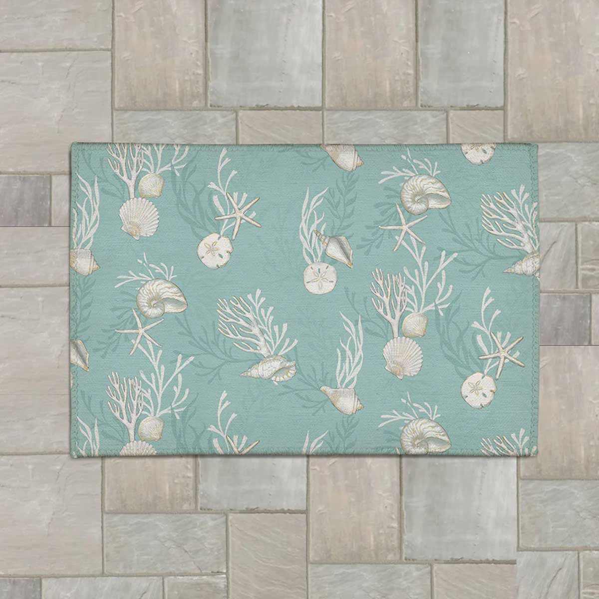Underwater Beauty Outdoor Rug - 4 x 6 | Bella Coastal Decor