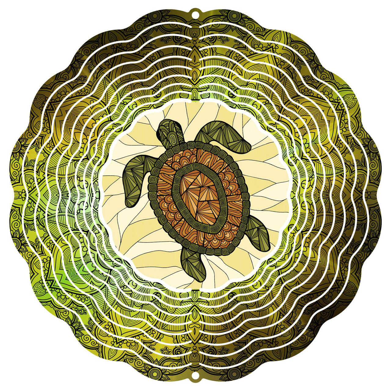 Leatherback Turtle Wind Spinner Bella Coastal Decor