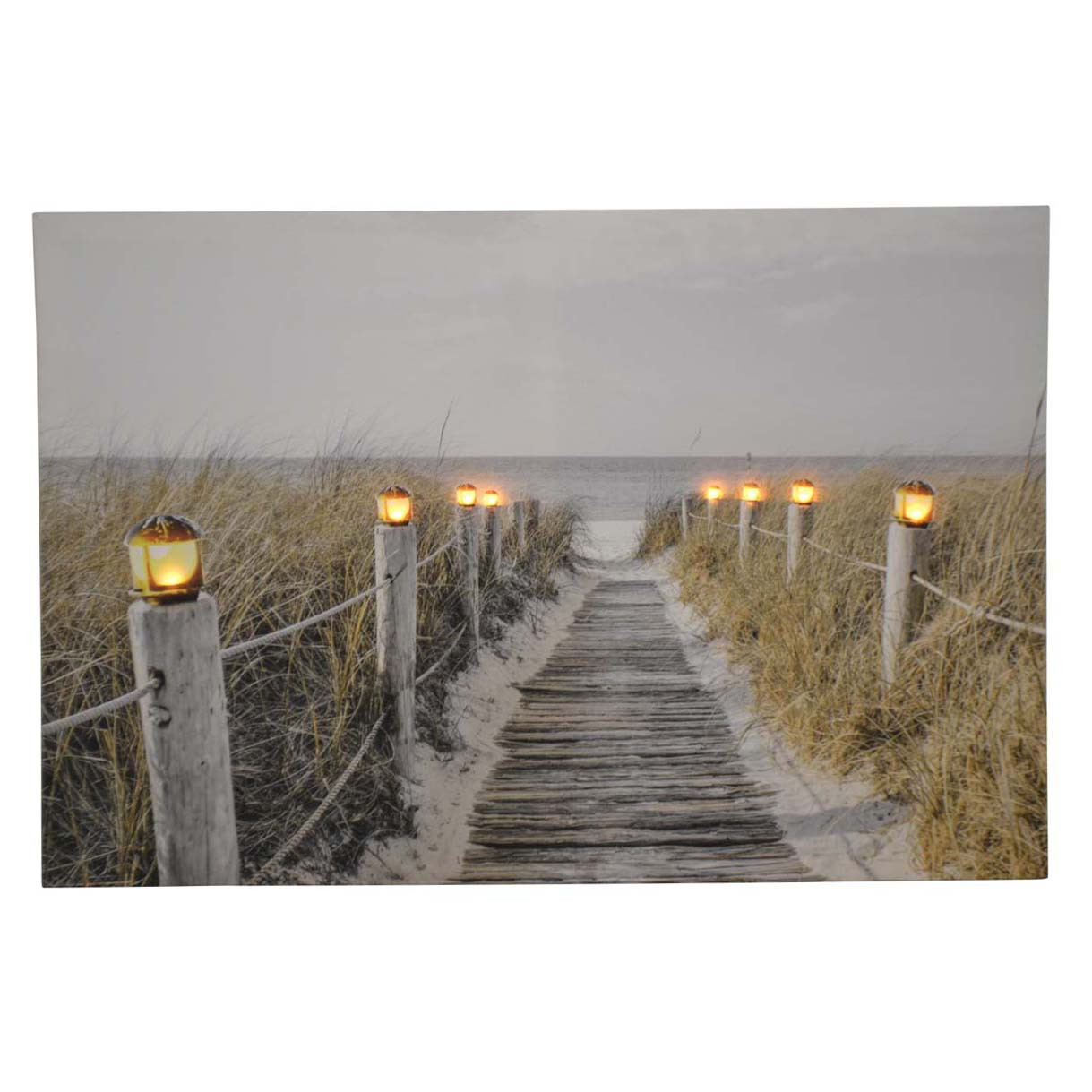 Oceans Path Light Up Wall Art Bella Coastal Decor