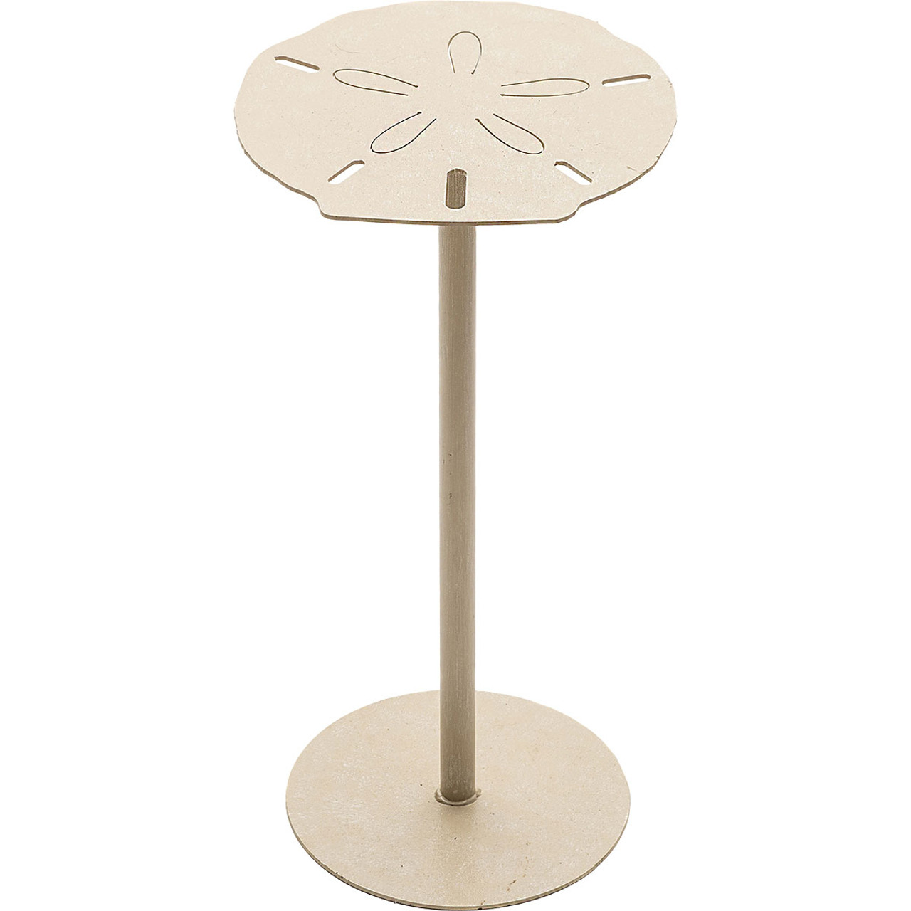 Coastal Tables Sand Dollar Drink Table Bella Coastal Decor
