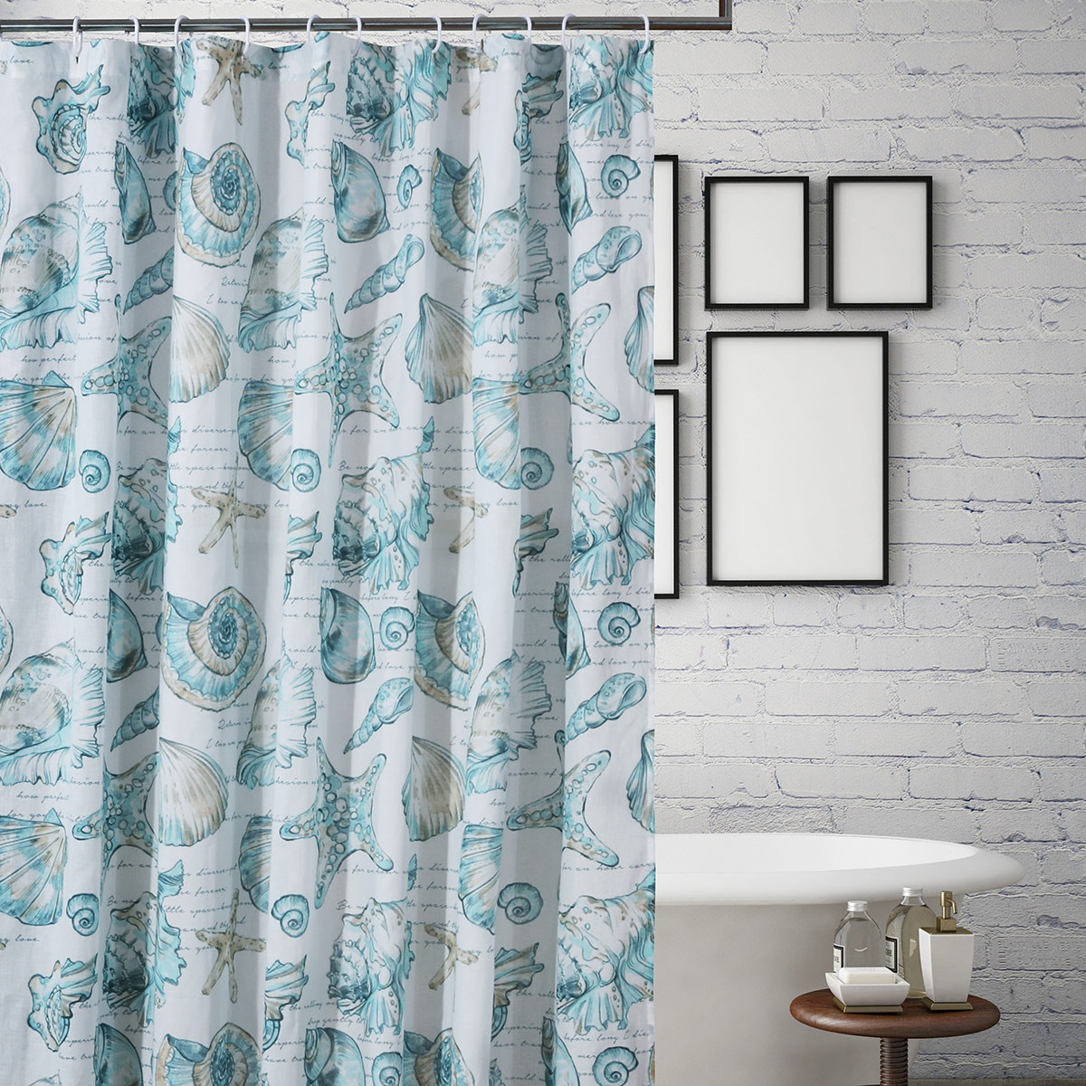 Seaside Memories Shower Curtain Bella Coastal Decor