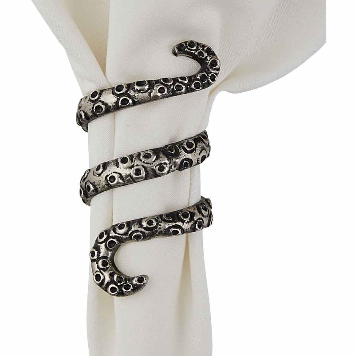 Braided Jute Rope Napkin Rings Set of 4 Bella Coastal Decor