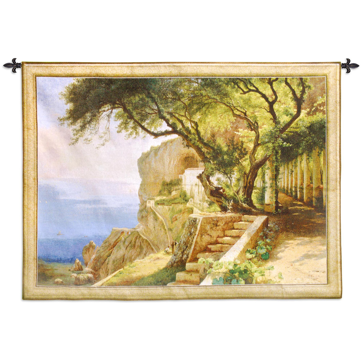 Shell Collection Large Wall Tapestry Bella Coastal Decor