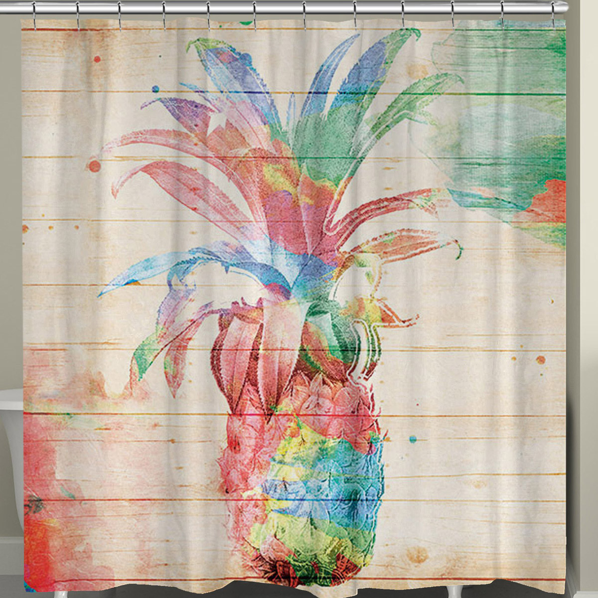 Beach Shower Curtain Waving Seagrass Shower Curtain Bella Coastal Decor