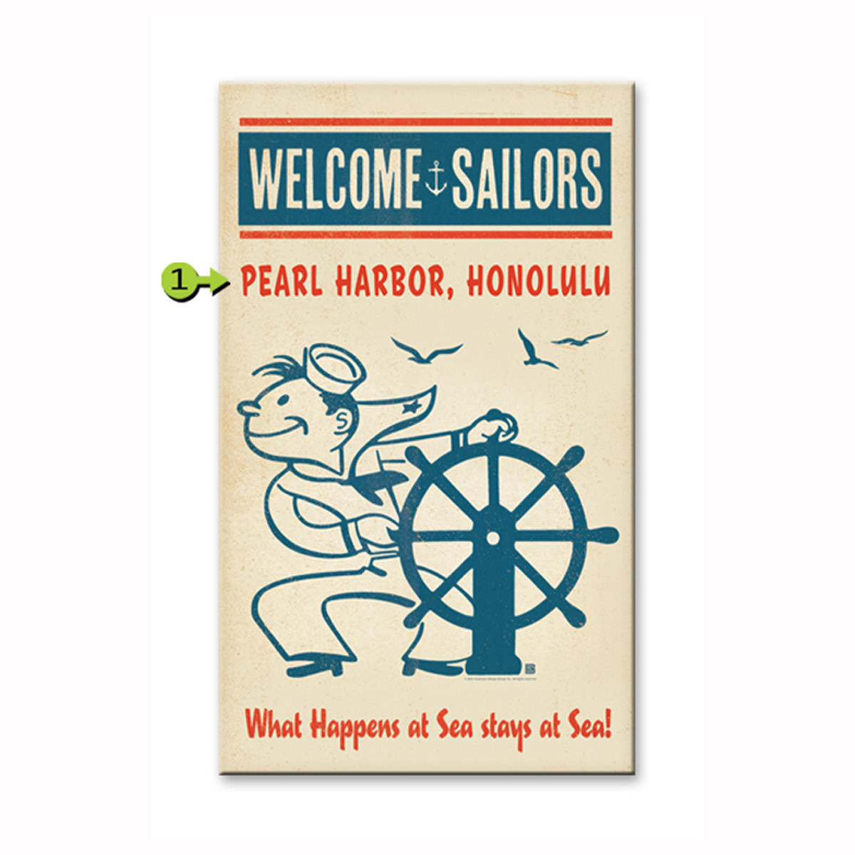 Welcome Sailors Personalized Sign - 18 x 30 | Bella Coastal Decor