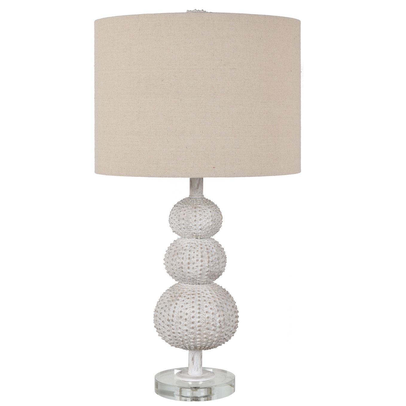 Capetown Sea Urchin Table Lamps Set of 2 Bella Coastal Decor