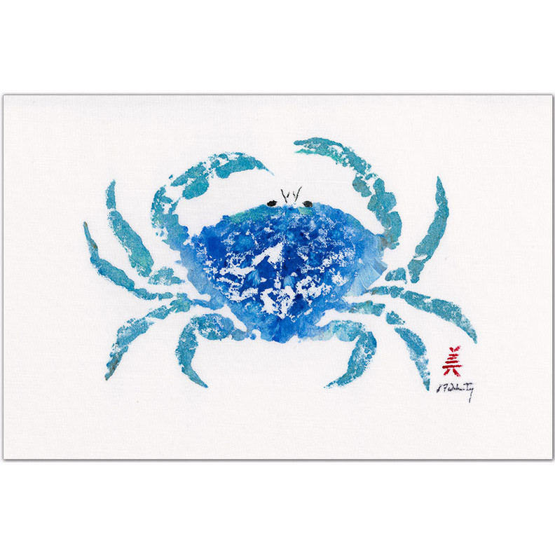 Blue Crab Placemats Set of 4 Bella Coastal Decor