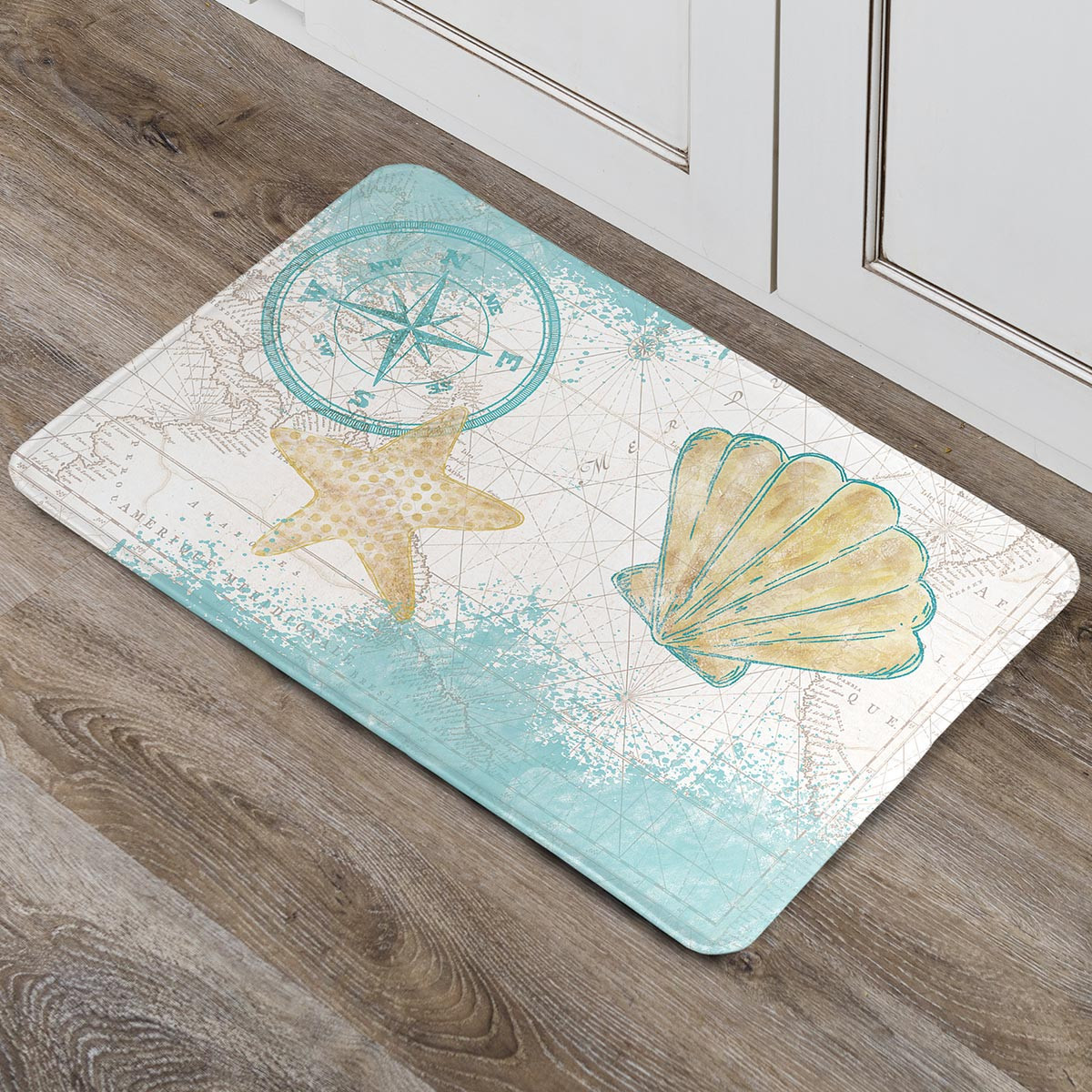 Beach Bath Rugs & Coastal Bath Mats Bella Coastal Décor
