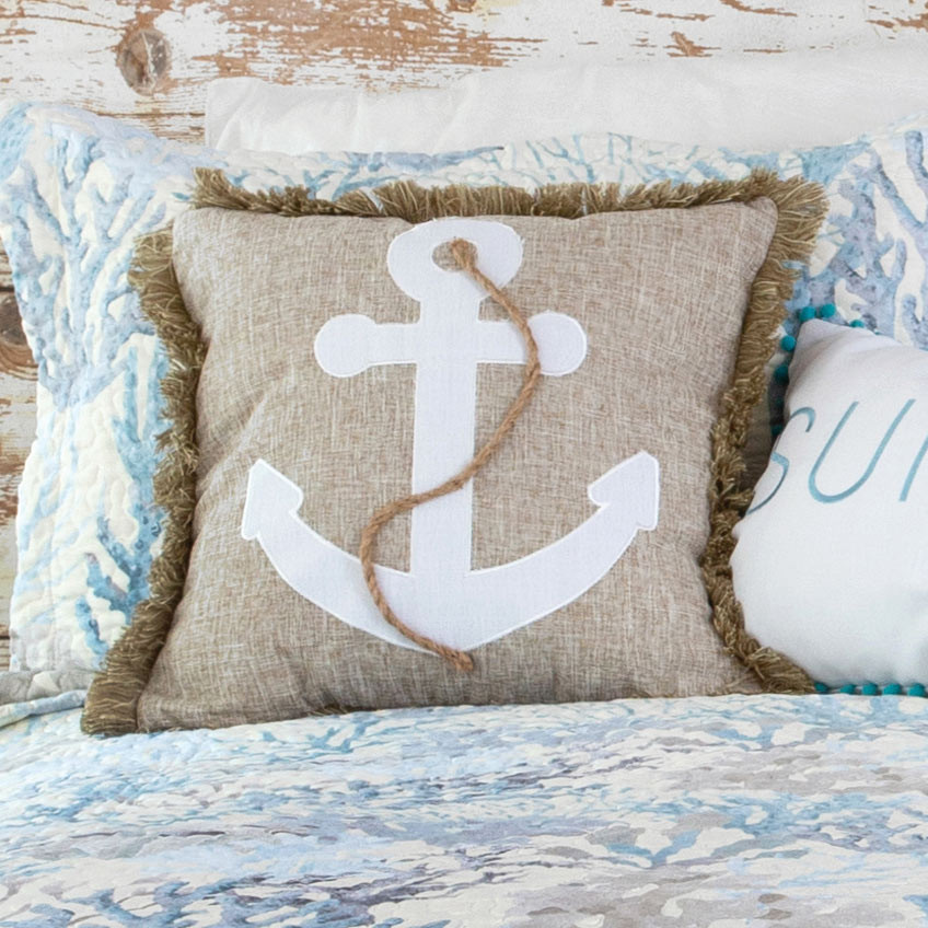 Coastal Decorative Throw Pillows | Bella Coastal Décor