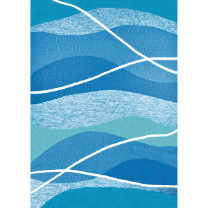 Aqua Waves Indoor/Outdoor Rug Collection