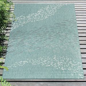 Cabo Fish Aqua Indoor/Outdoor Rug Collection