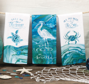 Sea Life Dual Purpose Terry Towels