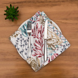 Colorscape Coral Table Linens