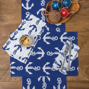 Coastal Anchor Table Linens