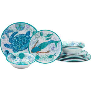 Aqua Seas Dinnerware Collection