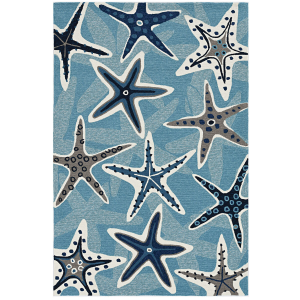 Blue Stars Indoor/Outdoor Rug Collection