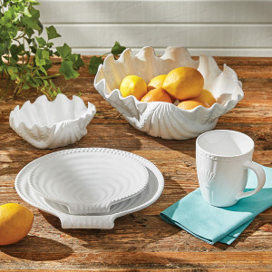 Seashell Ripples Ceramic Dinnerware