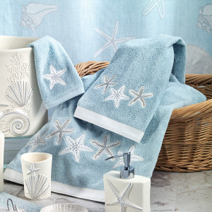 Bayside Seashells Towel Collection