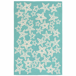 Starfish Sea Blue Indoor/Outdoor Rug Collection