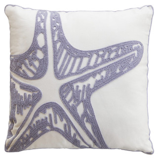 Beach Style Furniture: Coastal Style Ottomans | Bella Coastal Décor